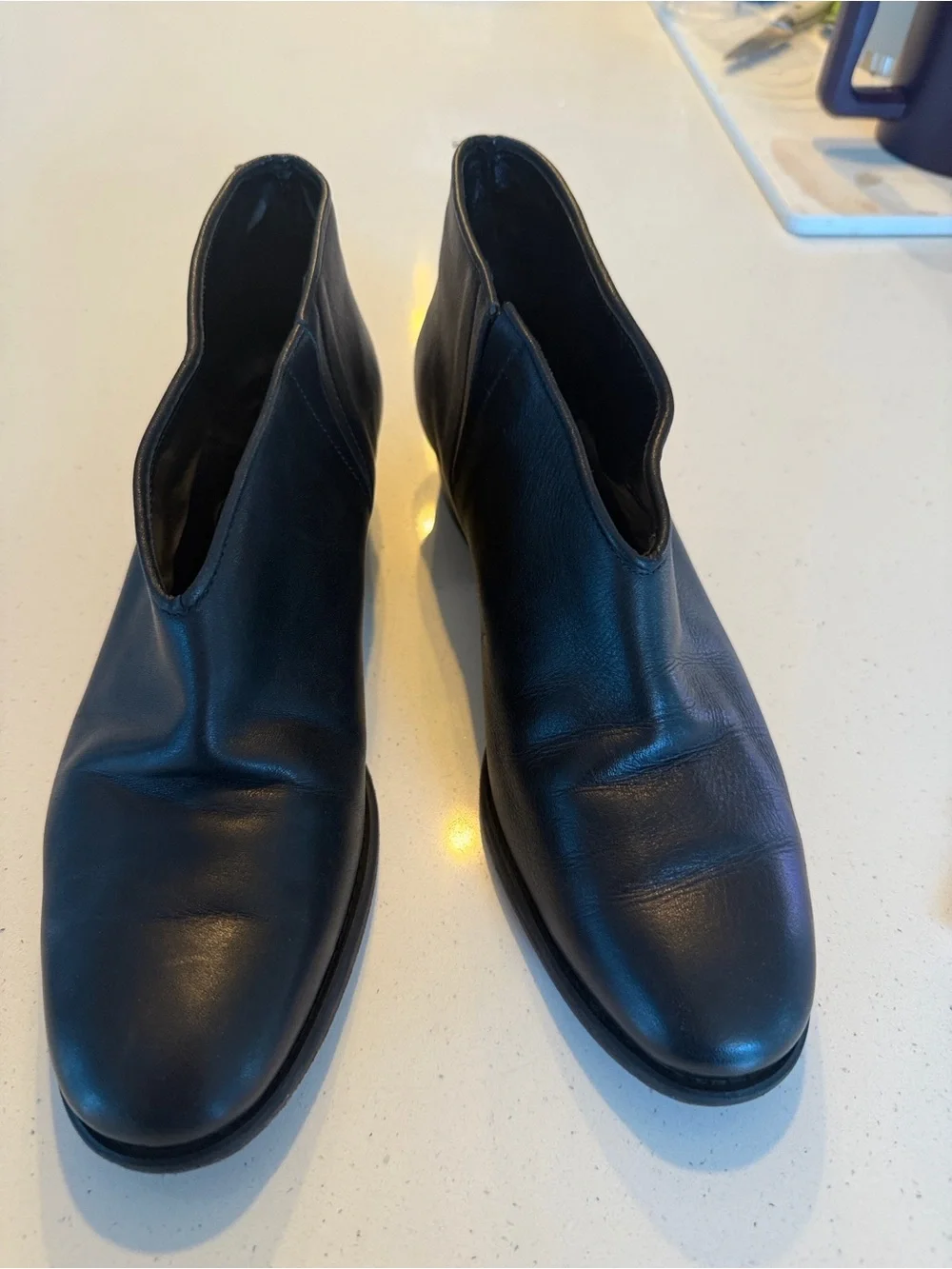 Rachel Comey Black Leather Ankle Booties